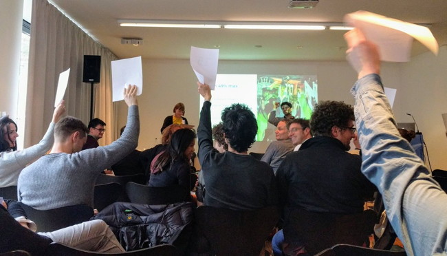 Marlene Ronstedt at “An Experiment in Partial Ownership”